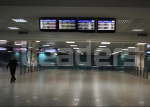 La grève de la fonction publique : que c'est triste un aéroport désert