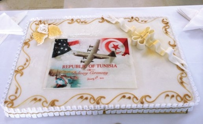 Cérémonie d'arrivée du deuxième avion C-130J de l’armée de l’air tunisienne