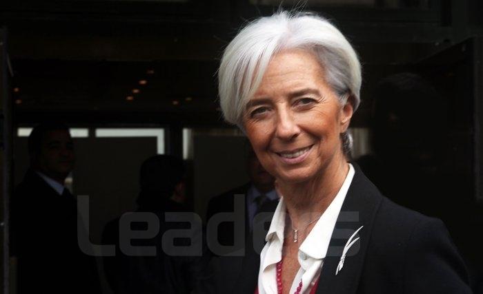 Christine Lagarde en visite plus que financière