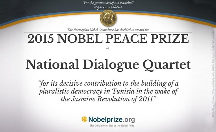 Le prix Nobel de la Paix : une aubaine pour donner une autre image de la Tunisie