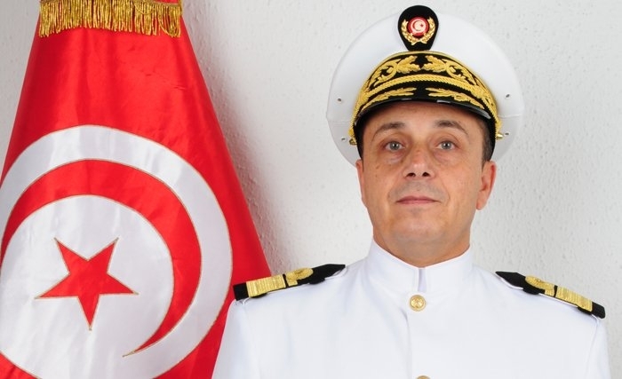 Le contre amiral Abderaouf Atallah, Chef d’Etat major de l’armée de Mer