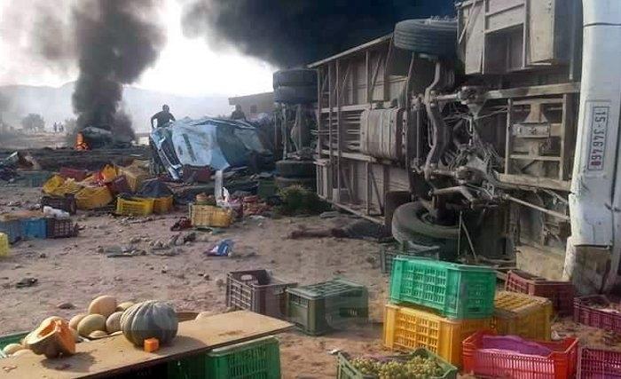 16 morts et 85 blessés dans un accident de la route  près de Kasserine 