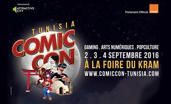 Orange, partenaire de l’évènement de la rentrée,  Comic Con Tunisia,  le premier salon de la Bande Dessinée, des Arts Numériques, Jeux Vidéo et Pop Culture !