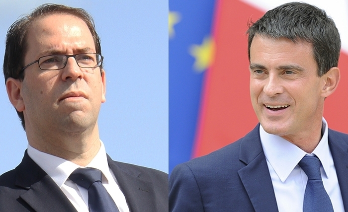  Youssef Chahed à Paris et Manuel Valls à Tunis