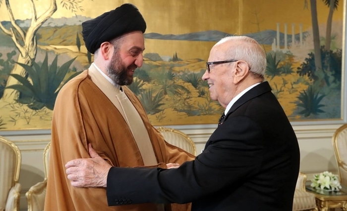 Ammar al-Hakim chez Caïd Essebsi : une visite significative en Tunisie