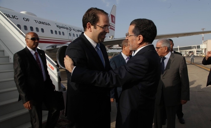 Qui accompagne Youssef Chahed dans sa visite au Maroc Qui accompagne Youssef Chahed dans sa visite au Maroc