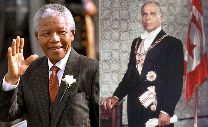 Habib Bourguiba - Nelson Mandela