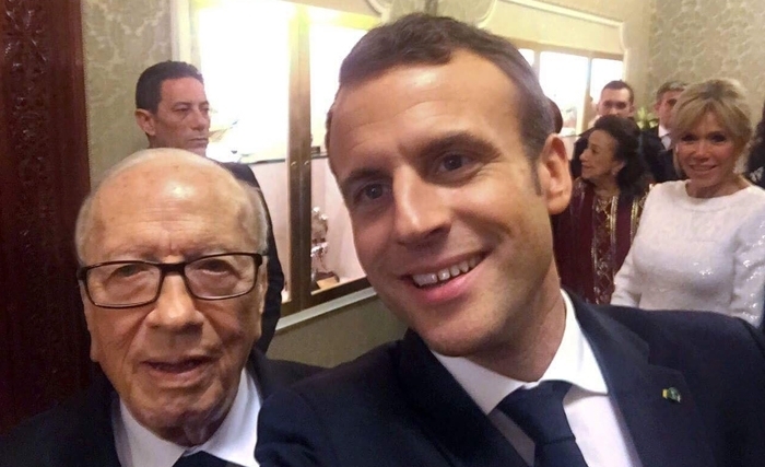 Selfie Beji Macron