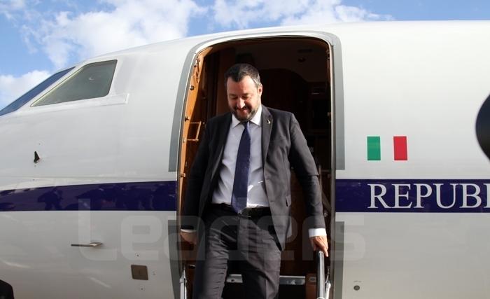 Vivez par m’image la visite de Matteo Salvini à Tunis 