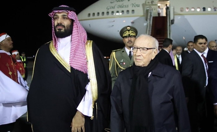 Le prince héritier saoudien à Tunis