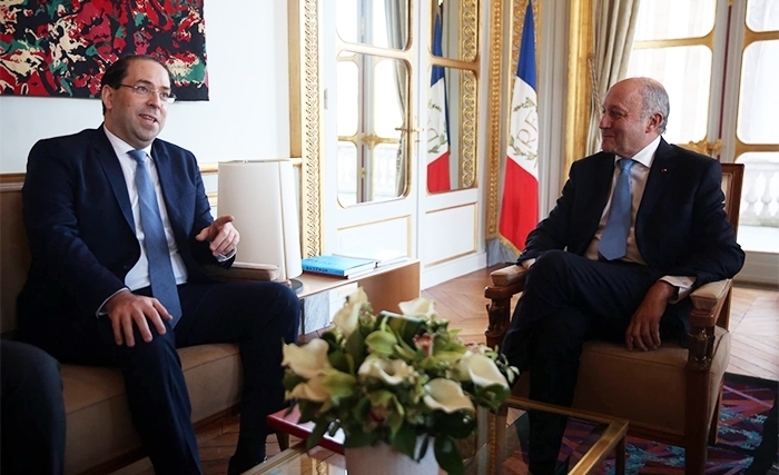 Laurent Fabius à Youssef Chahed : Le choix des Sages membre de la Cour constitutionnelle est essentiel Laurent Fabius à Youssef Chahed : Le choix des Sages membre de la Cour constitutionnelle est essentiel