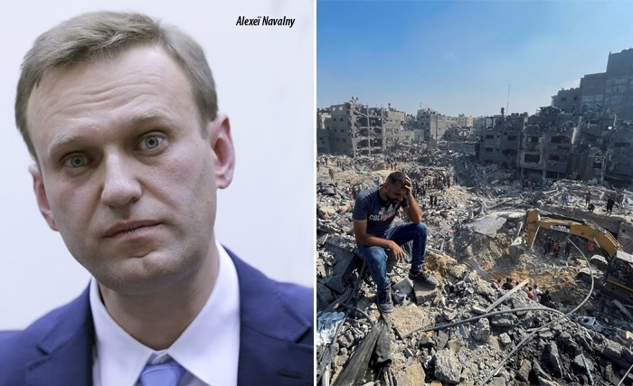 Alexeï Navalny vs. Gaza la meurtrie