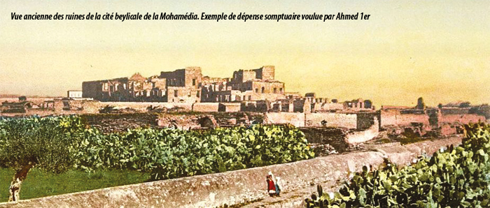 Atlas Colonial Français Vue-ancienne-des-ruines-de-la-cit%C3%A9-beylicale-de-la-Moham%C3%A9dia