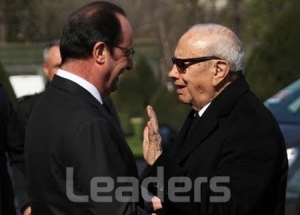 La France réserve à Caïd Essebsi un accueil chaleureux, haut en couleurs