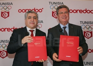 Renouvellement de l'accord de partenariat stratégique entre le Comité national olympique tunisien et Ooredoo
