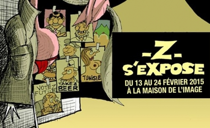 Z ’Exposition à la Maison de l'Image à Tunis : l’humour décapant et le trait raffiné