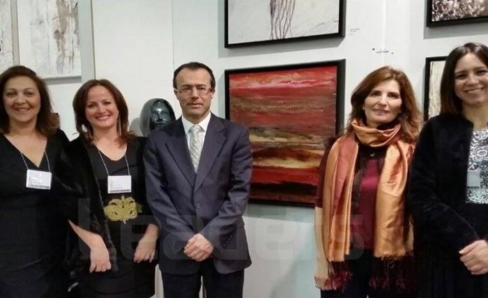 Aïda Kchaou Khrouf se taille sa place d’artiste-peintre à New York Aïda Kchaou Khrouf se taille sa place d’artiste-peintre à New York