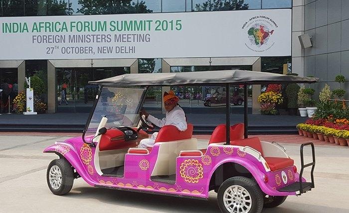 En couleurs et sous haute surveillance, le Sommet Inde Afrique commence à New Delhi En couleurs et sous haute surveillance, le Sommet Inde Afrique commence à New Delhi