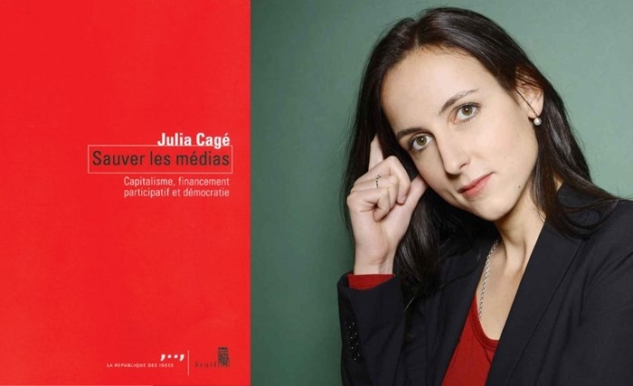 Le petit livre rouge de Julia Cagé pour «sauver les médias» Le petit livre rouge de Julia Cagé pour «sauver les médias»