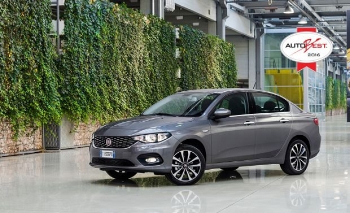 The new Fiat Tipo wins the prestigious "Autobest 2016" award The new Fiat Tipo wins the prestigious "Autobest 2016" award