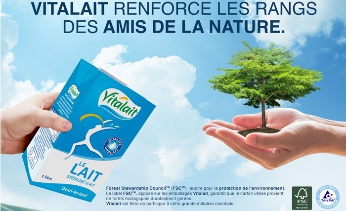 Vitalait introduit les emballages en carton certifiés FSCTM de Tetra Pak® Vitalait introduit les emballages en carton certifiés FSCTM de Tetra Pak®