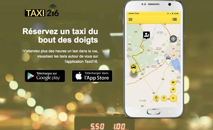 Taxi216, une nouvelle application mobile  permettant de réserver un taxi en quelques simples clics
