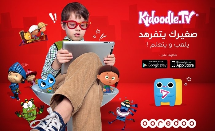 Kidoodle.TV de Ooredoo : desprogrammes pour enfant de qualité et en toute sécurité