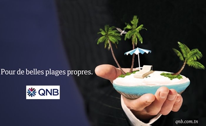 QNB Tunisie lance une action de nettoyage de la plage Boujaafer à Sousse QNB Tunisie lance une action de nettoyage de la plage Boujaafer à Sousse