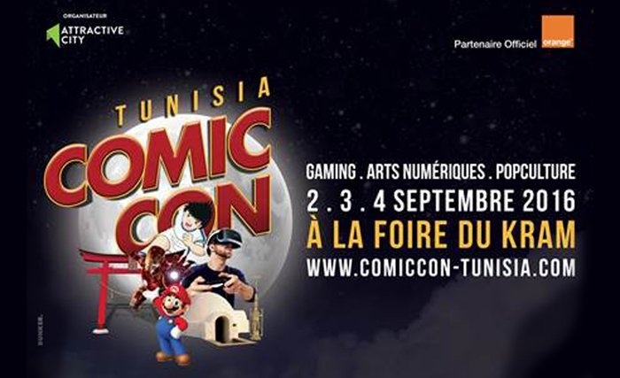 Orange, partenaire de l’évènement de la rentrée, Comic Con Tunisia, le premier salon de la Bande Dessinée, des Arts Numériques, Jeux Vidéo et Pop Culture ! Orange, partenaire de l’évènement de la rentrée, Comic Con Tunisia, le premier salon de la Bande Dessinée, des Arts Numériques, Jeux Vidéo et Pop Culture !