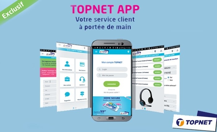 TOPNET APP: La nouvelle application d’assistance client en ligne de TOPNET