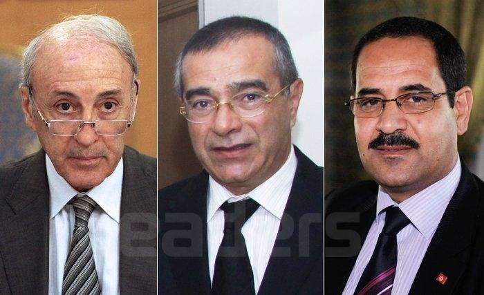 Afif Chelbi, Fayçal Derbel et Ridha Saïdi Afif Chelbi, Fayçal Derbel et Ridha Saïdi