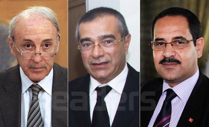 Afif Chelbi, Fayçal Derbel et Ridha Saïdi