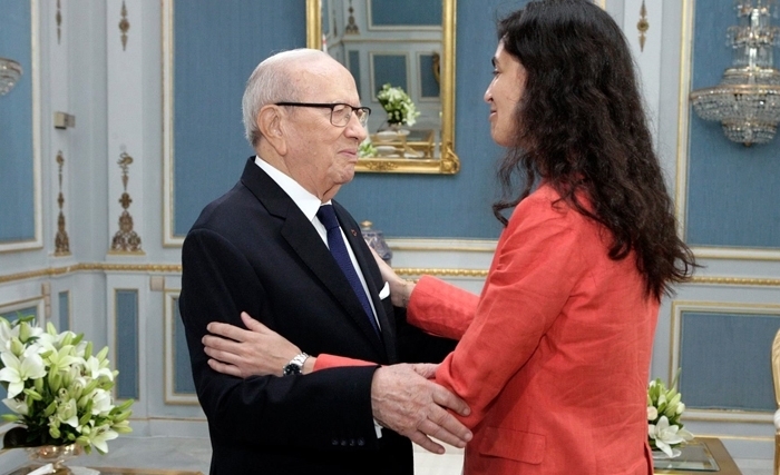 Nouran Houas chez Béji Caïd Essebsi : Une forte émotion bien partagée