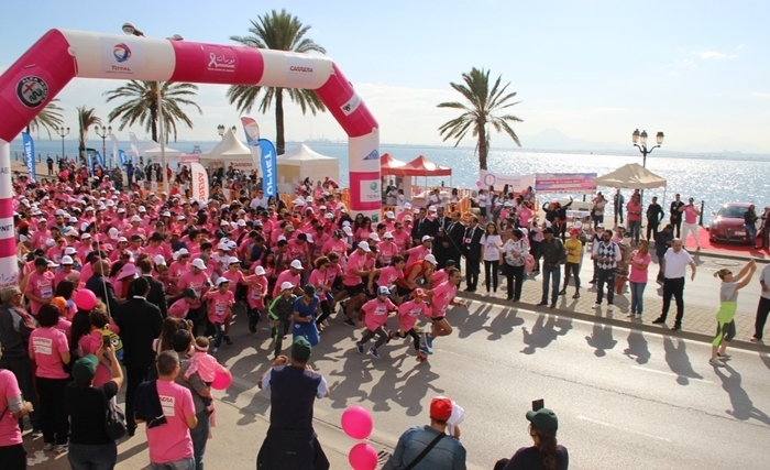 l’UBCI, Sponsor de courir «contre le cancer» Octobre rose