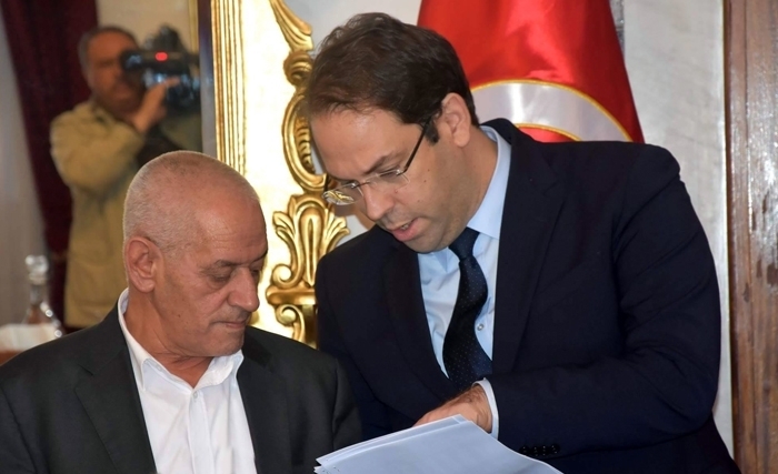 Accord entre le gouvernement et l'Ugtt, la grève générale dans la fonction publique annulée Accord entre le gouvernement et l'Ugtt, la grève générale dans la fonction publique annulée