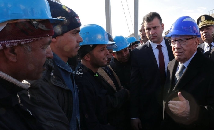 La visite du présidene la République Beji Caïd Essebsi à Gafsa La visite du présidene la République Beji Caïd Essebsi à Gafsa