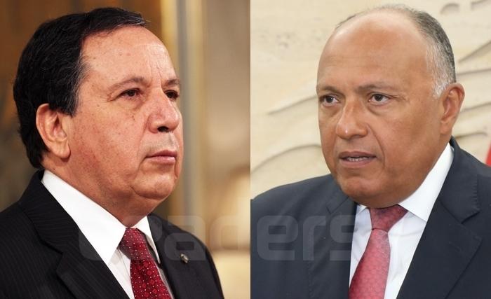 Le ministre égyptien des AE à Tunis à l'occasion de la réunion du Comité de concertation politique Tuniso-Egyptien Le ministre égyptien des AE à Tunis à l'occasion de la réunion du Comité de concertation politique Tuniso-Egyptien