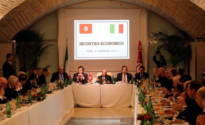 Qui sont les chefs d’entreprises qui ont accompagné Caïd Essebsi en Italie