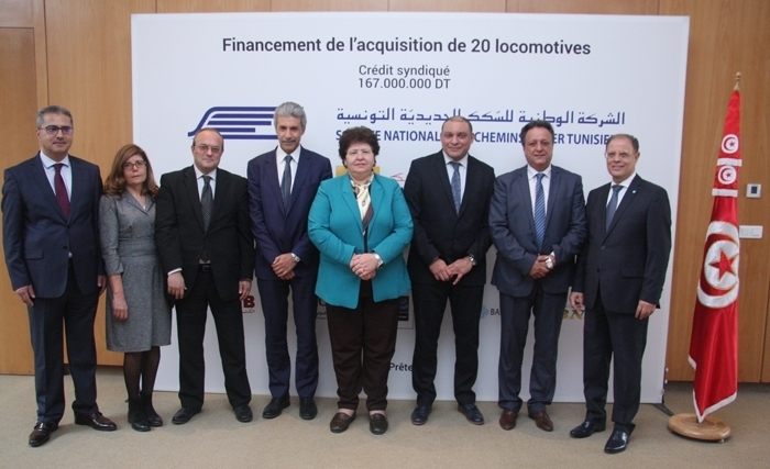 Six banques tunisiennes mobilisent 167 MD à la SNCFT pour l’acquisition de 20 locomotives Six banques tunisiennes mobilisent 167 MD à la SNCFT pour l’acquisition de 20 locomotives