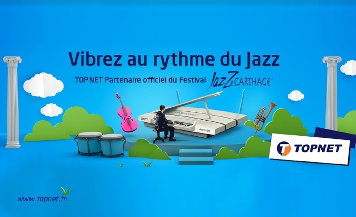 TOPNET, partenaire officiel du festival Jazz à Carthage
