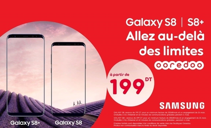 Ooredoo propose les nouveaux Samsung Galaxy S8 /S8 + et un nouveau monde s’ouvre au creux de votre main !