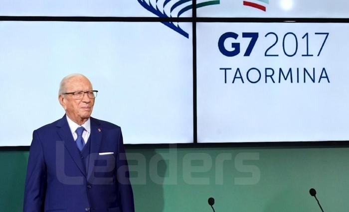Caïd Essebsi au Sommet du G7 Caïd Essebsi au Sommet du G7