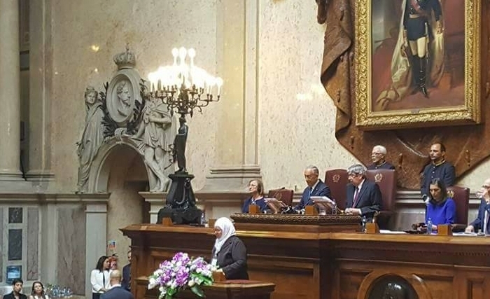 Emouvante cérémonie à Lisbonne en l’honneur de Mbarka Brahmi Emouvante cérémonie à Lisbonne en l’honneur de Mbarka Brahmi