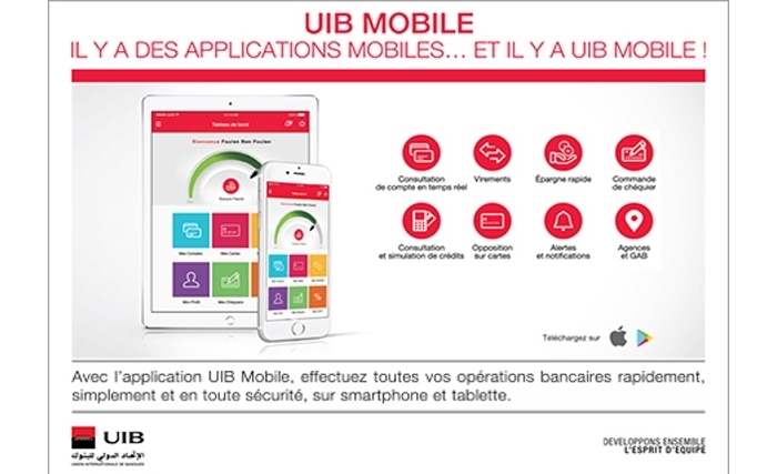  Il y a des applications mobiles… et il y a UIB mobile!