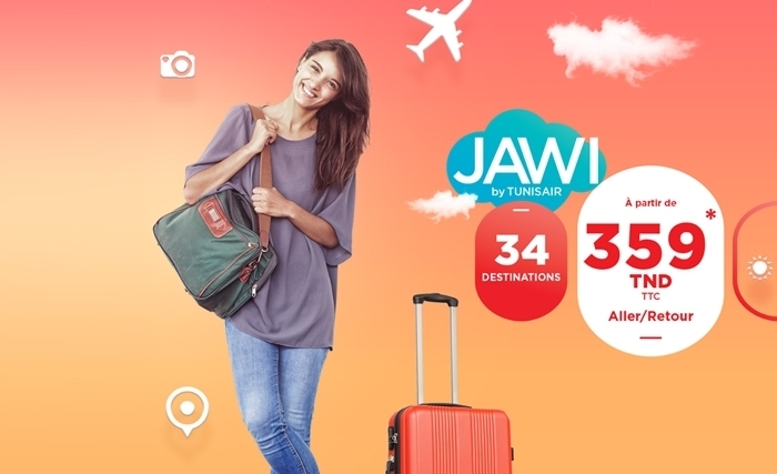 De nouveau, On s’envole à bord de Tunisair vers 34 destinations à Tarifs attractifs De nouveau, On s’envole à bord de Tunisair vers 34 destinations à Tarifs attractifs