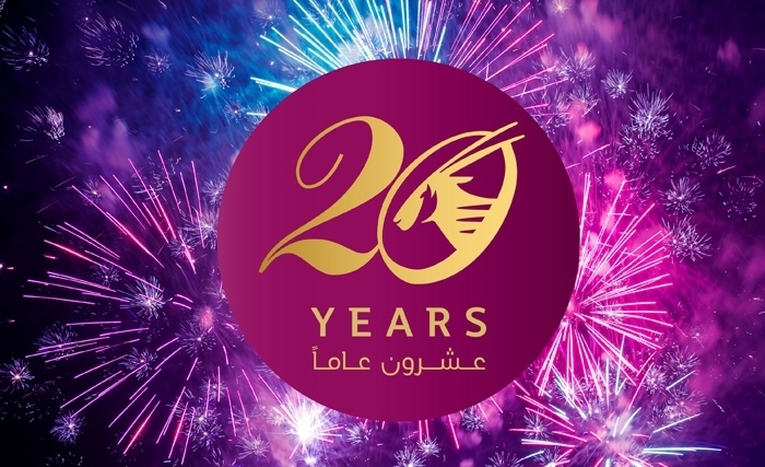 Qatar Airways lance une promotion spectaculaire pour célébrer son 20 èmeanniversaire