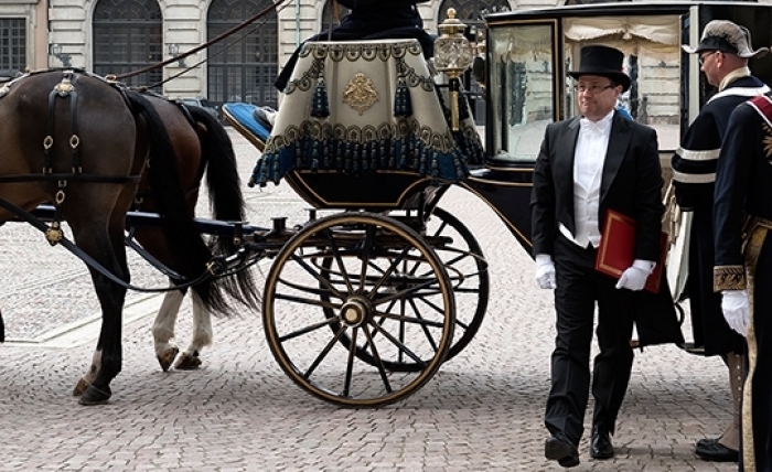Le Roi de Suède Sa Majesté Carl XVI Gustaf reçoit les lettres de créance du nouvel ambassadeur de Tunisie, Moez Mahmoudi Le Roi de Suède Sa Majesté Carl XVI Gustaf reçoit les lettres de créance du nouvel ambassadeur de Tunisie, Moez Mahmoudi