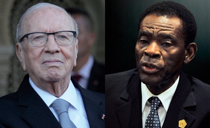Tunisie - Guinée équatoriale: Obiang Nguema chez Caïd Essebsi Tunisie - Guinée équatoriale: Obiang Nguema chez Caïd Essebsi