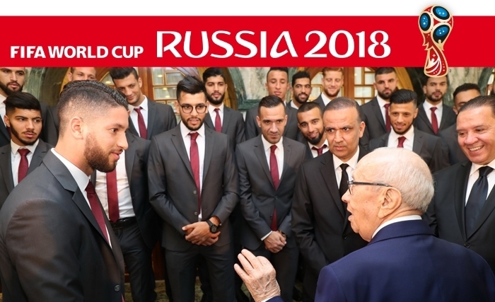 Le président Caïd Essebsi appellent les membres de l'équipe nationale de football à donner le meilleur d'eux-mêmes