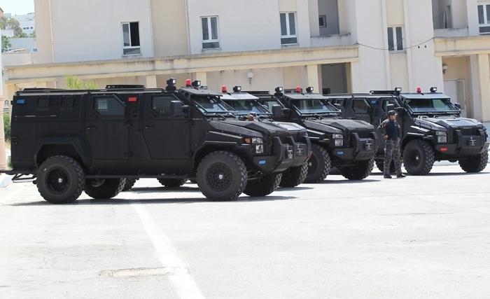 9 véhicules blindés don des Etats-Unis à la Brigade Anti-terroriste (BAT) 